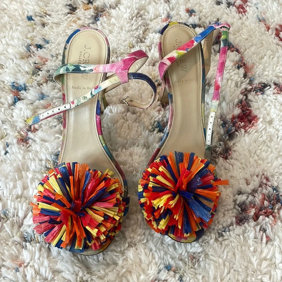 J. Crew Shoes - J Crew Colorful Heels